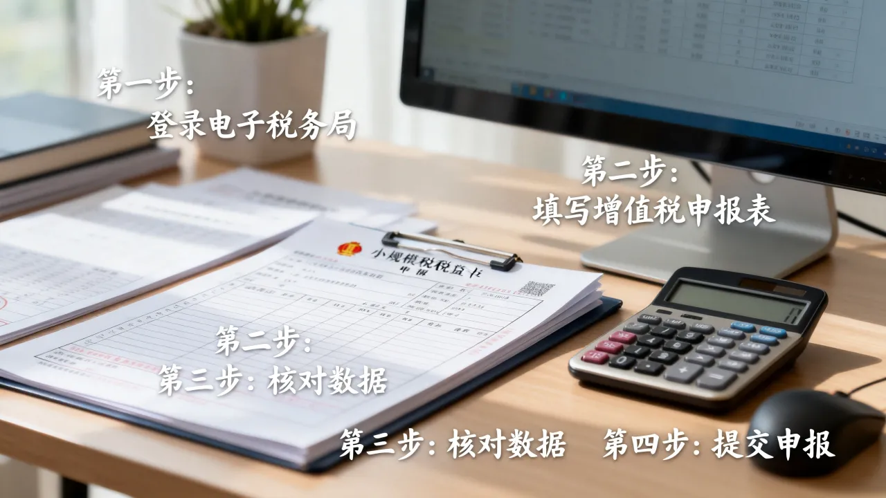小规模纳税人如何缴纳增值税?小规模纳税人增值税申报流程是什么?-图3 小规模纳税人如何缴纳增值税?小规模纳税人增值税申报流程是什么?-图3