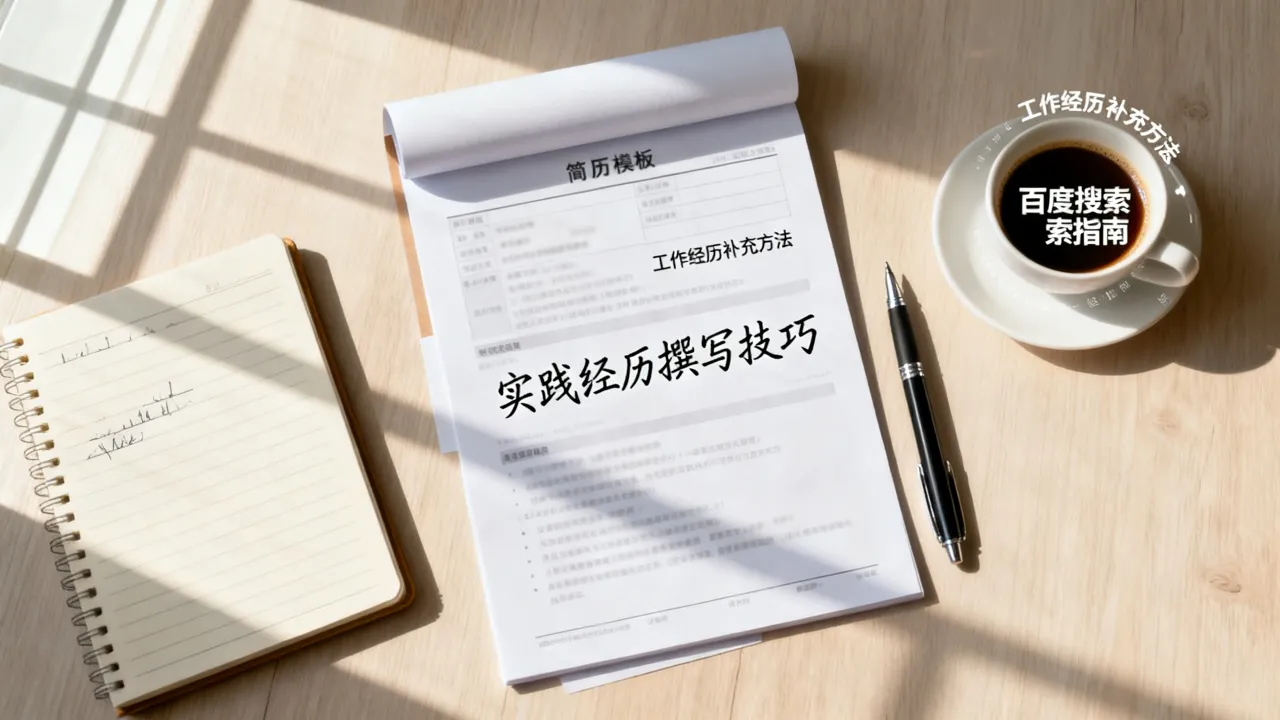 简历中实践经历怎么写?工作经历不足怎么办,简历实践部分填写技巧,百度搜索指南。