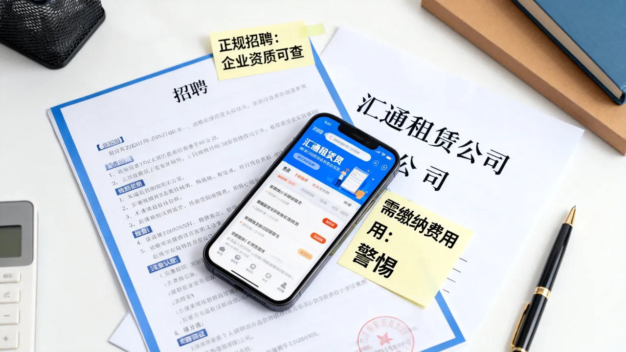 汇通租赁公司招聘是骗局吗?怎么辨别正规靠谱的招聘信息?