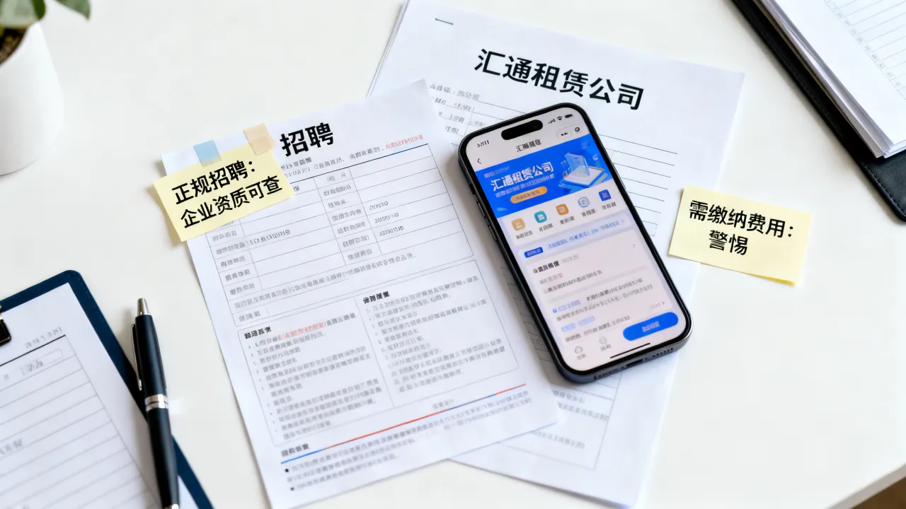 汇通租赁公司招聘是骗局吗？怎么辨别正规靠谱的招聘信息？-图2