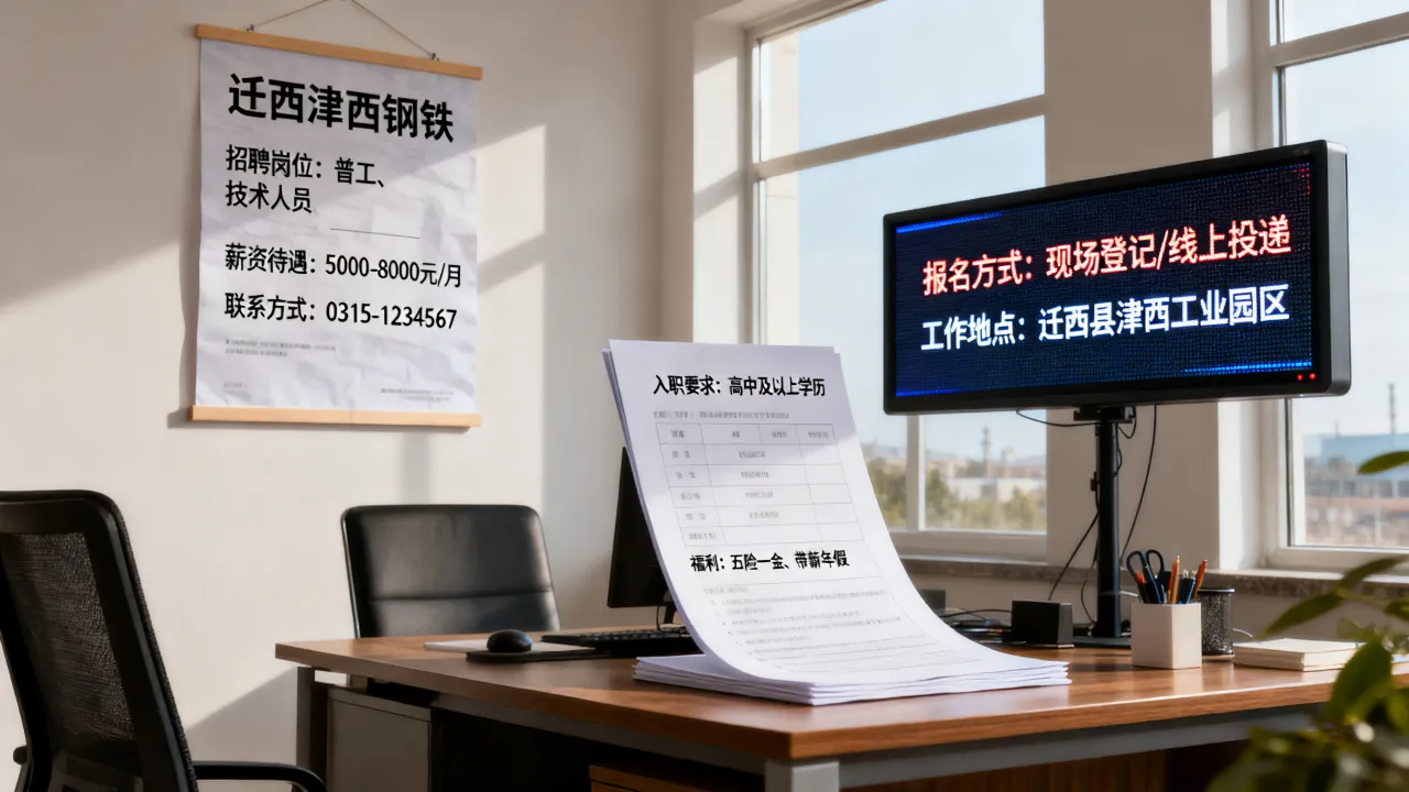 迁西津西钢铁招聘信息在哪看,怎么进待遇如何?