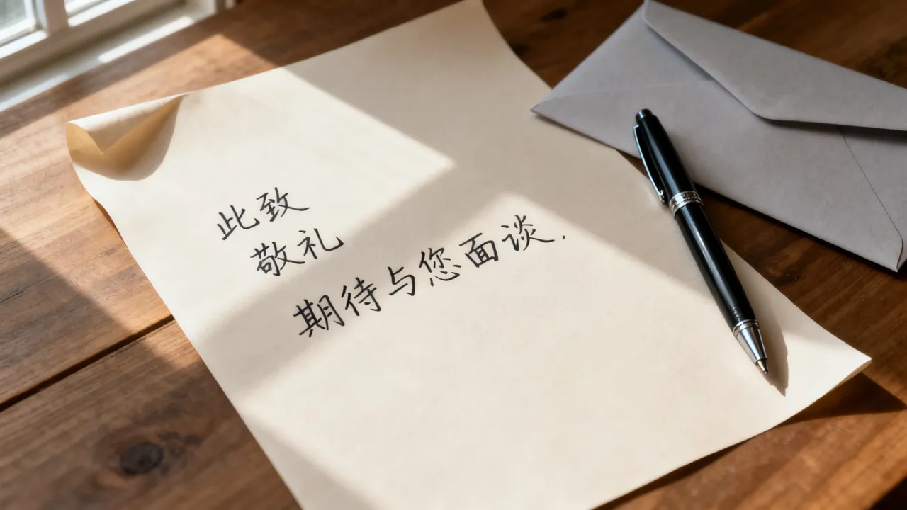求职信的结尾怎么写,怎么写才得体且让面试官印象深刻