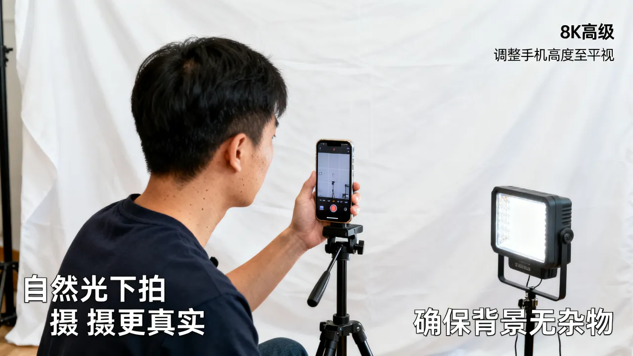 简历上的照片怎么弄，在家用手机怎么拍证件照？-图3