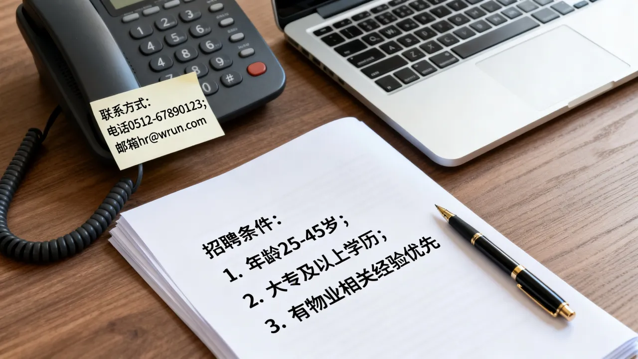 苏州万润物业招聘有哪些条件？，苏州万润物业招聘怎么联系