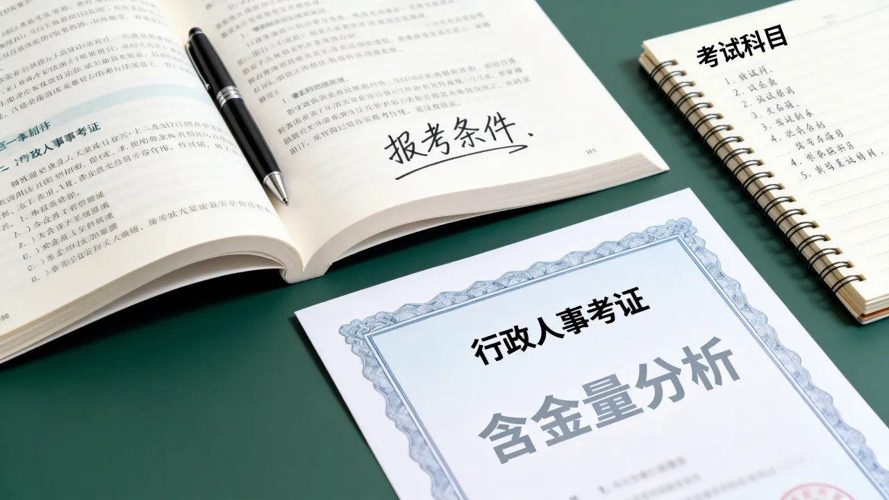 行政人事考证含金量高吗，报考条件及考试科目有哪些-图2