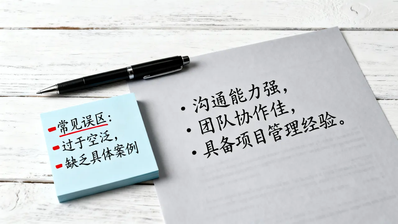 个人简历里的自我评价怎么写?有哪些高分模板和常见误区?-图2 个人简历里的自我评价怎么写?有哪些高分模板和常见误区?-图2