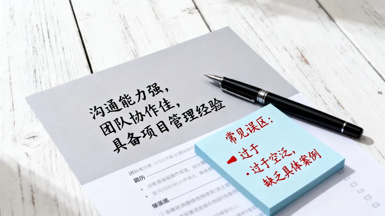 个人简历里的自我评价怎么写?有哪些高分模板和常见误区?-图3 个人简历里的自我评价怎么写?有哪些高分模板和常见误区?-图3