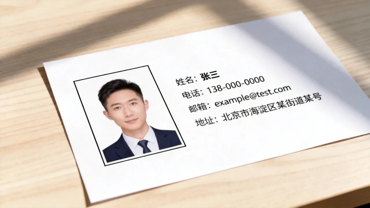 简历上怎么添加照片，简历照片怎么插入和排版更合适