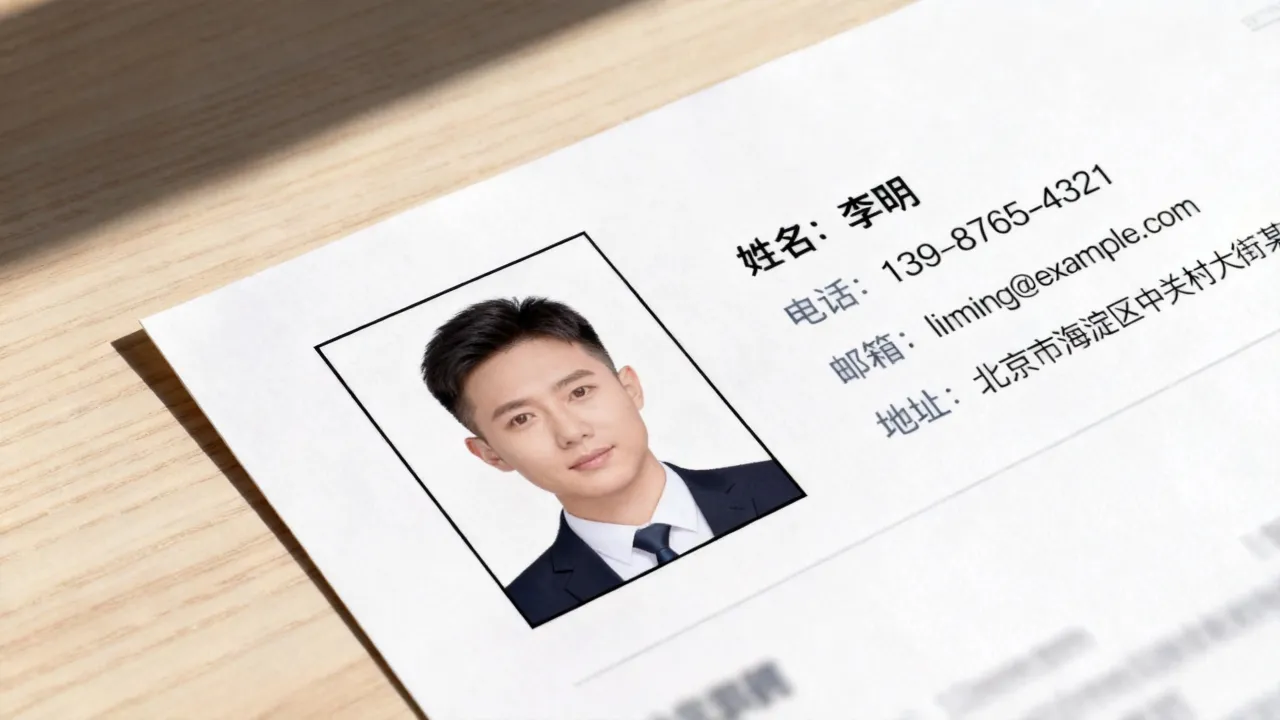 简历上怎么添加照片,简历照片怎么插入和排版更合适-图2 简历上怎么添加照片,简历照片怎么插入和排版更合适-图2
