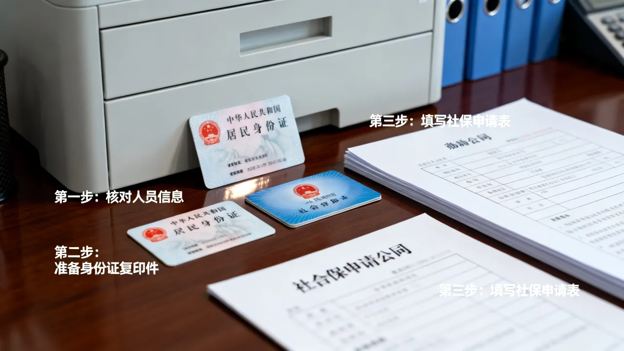 人事跑社保办理流程是什么,需要准备哪些材料证件?
