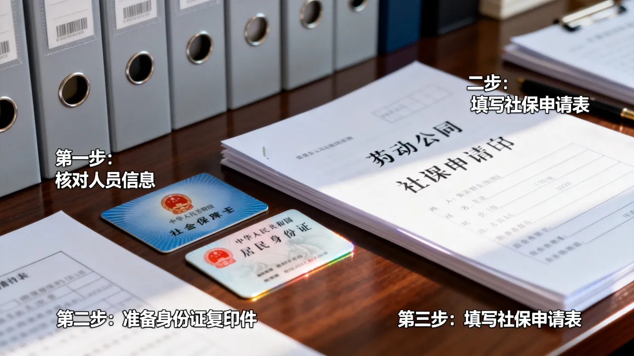 人事跑社保办理流程是什么，需要准备哪些材料证件？-图2