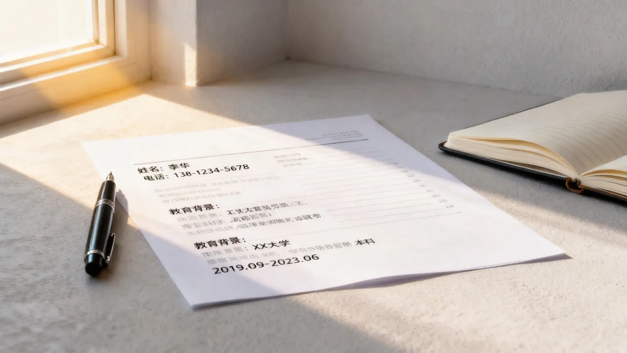 简历中个人履历怎么写,个人履历模板范文有哪些?-图3 简历中个人履历怎么写,个人履历模板范文有哪些?-图3