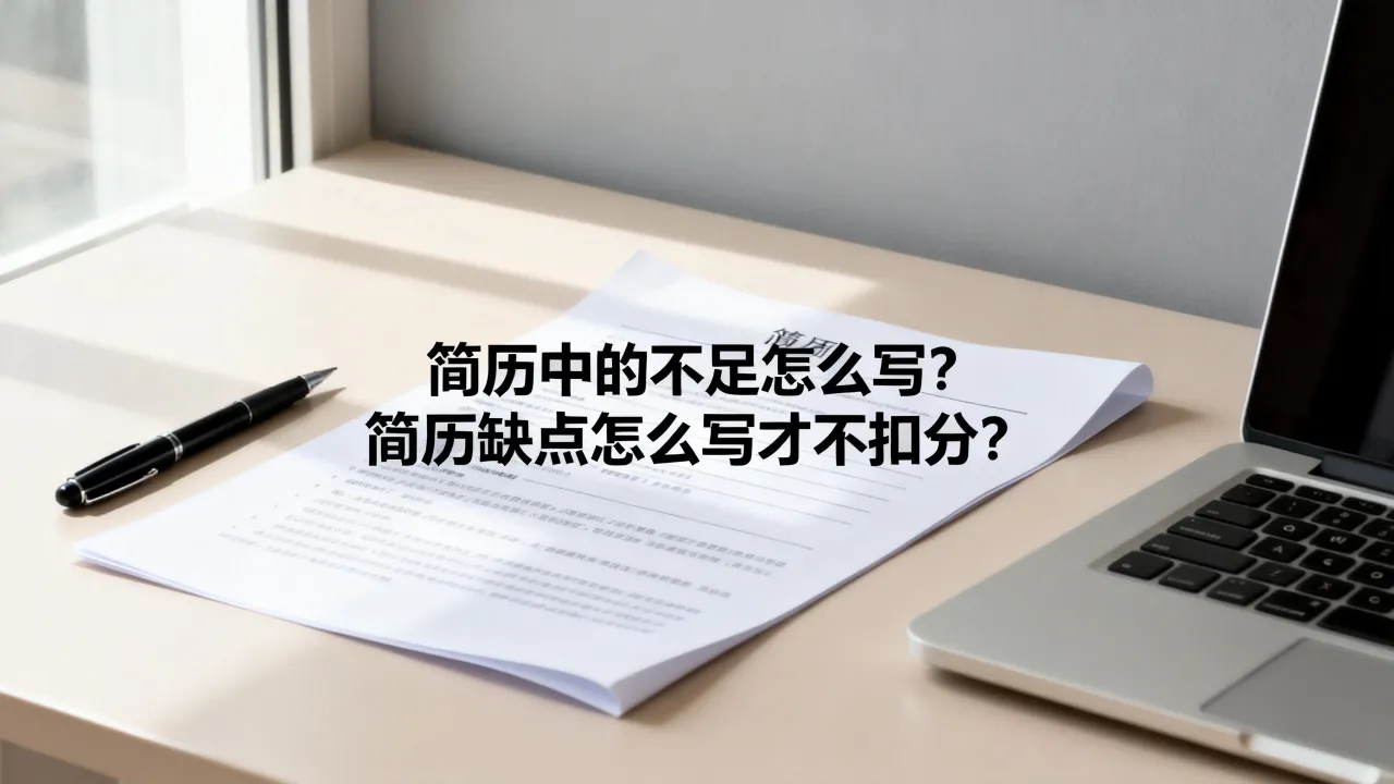 简历中的不足怎么写？简历缺点怎么写才不扣分？-图2
