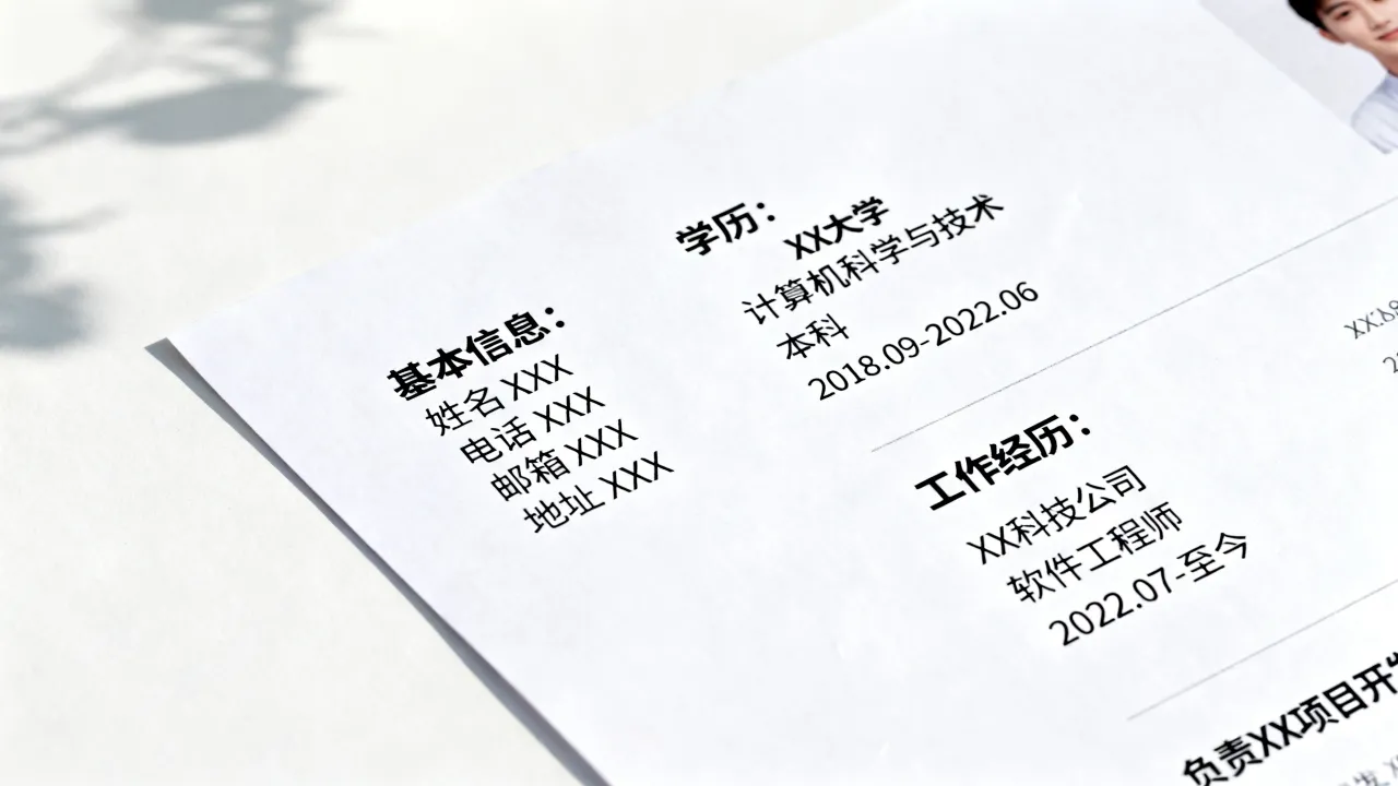 学历及工作简历怎么写,个人简历中学历和工作经历怎么写才规范