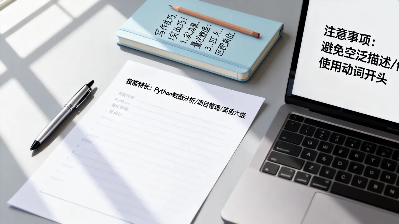 个人简历技能特长怎么写,有哪些写作技巧和注意事项?