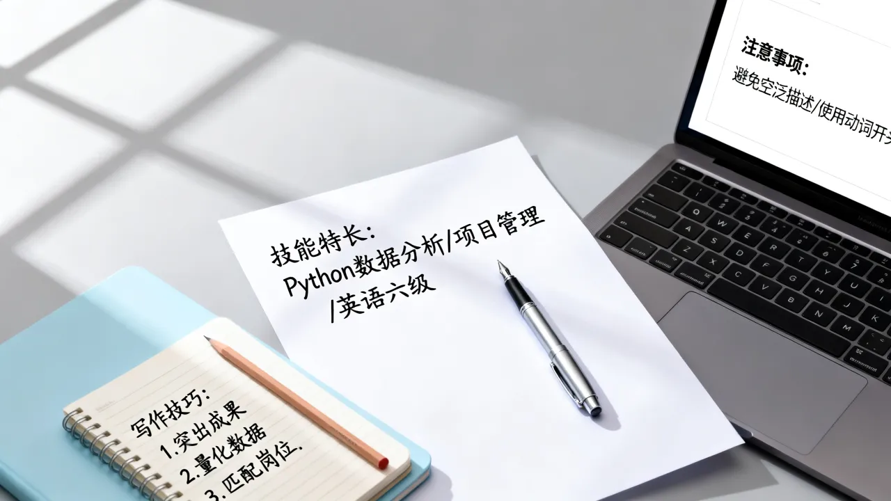 个人简历技能特长怎么写,有哪些写作技巧和注意事项?-图3 个人简历技能特长怎么写,有哪些写作技巧和注意事项?-图3