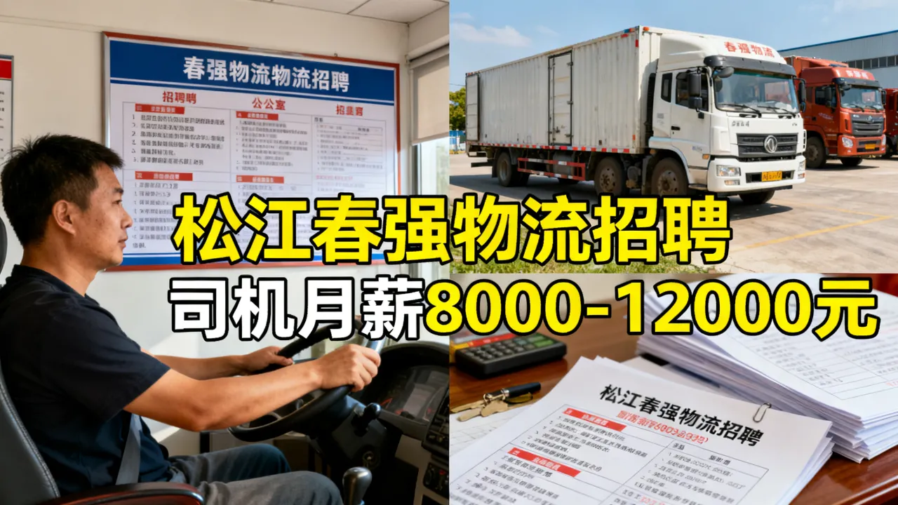 松江春强物流招聘是真的吗，松江春强物流招聘司机月薪多少-图2