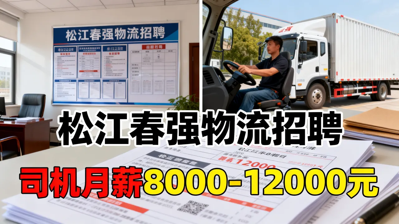 松江春强物流招聘是真的吗，松江春强物流招聘司机月薪多少-图3