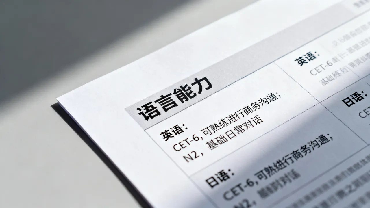 个人简历语言能力怎么写?简历语言能力怎么填写才加分-图3 个人简历语言能力怎么写?简历语言能力怎么填写才加分-图3