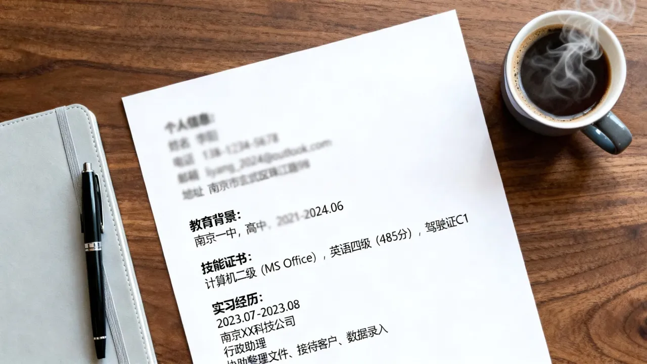 高中毕业的简历怎么写,高中毕业没经验简历怎么写才能找到工作-图2 高中毕业的简历怎么写,高中毕业没经验简历怎么写才能找到工作-图2