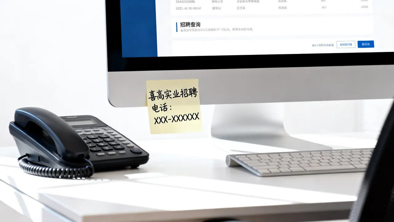 喜高实业招聘电话是多少？，喜高实业招聘电话怎么查？-图2