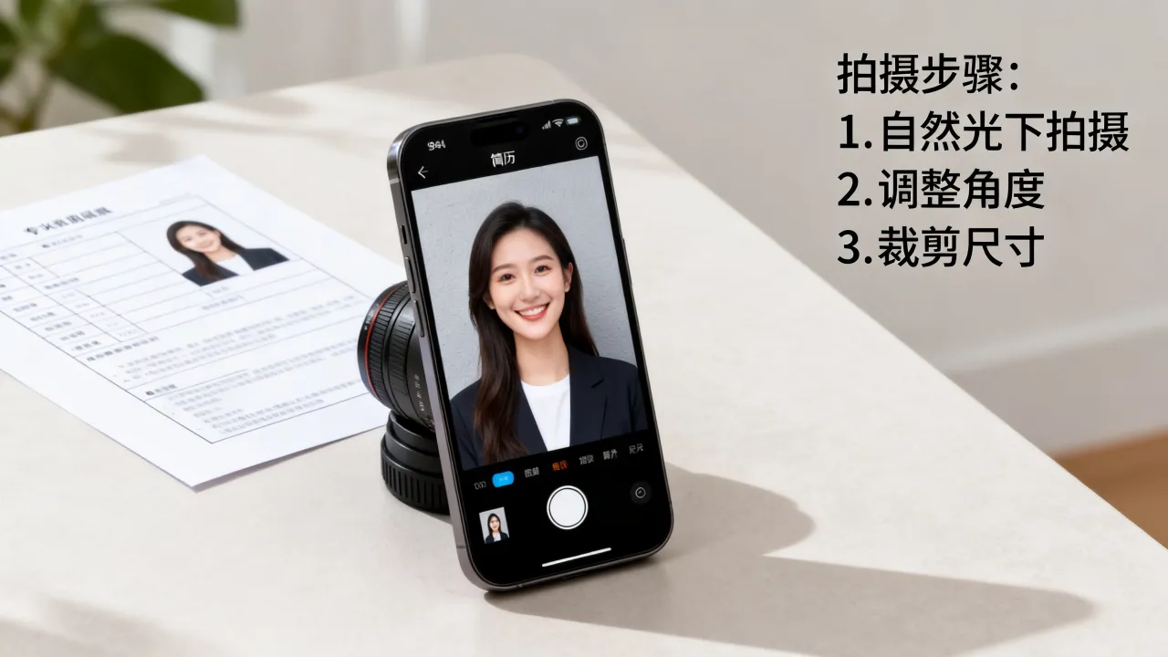个人简历的照片怎么弄，个人简历电子版照片手机怎么制作-图2