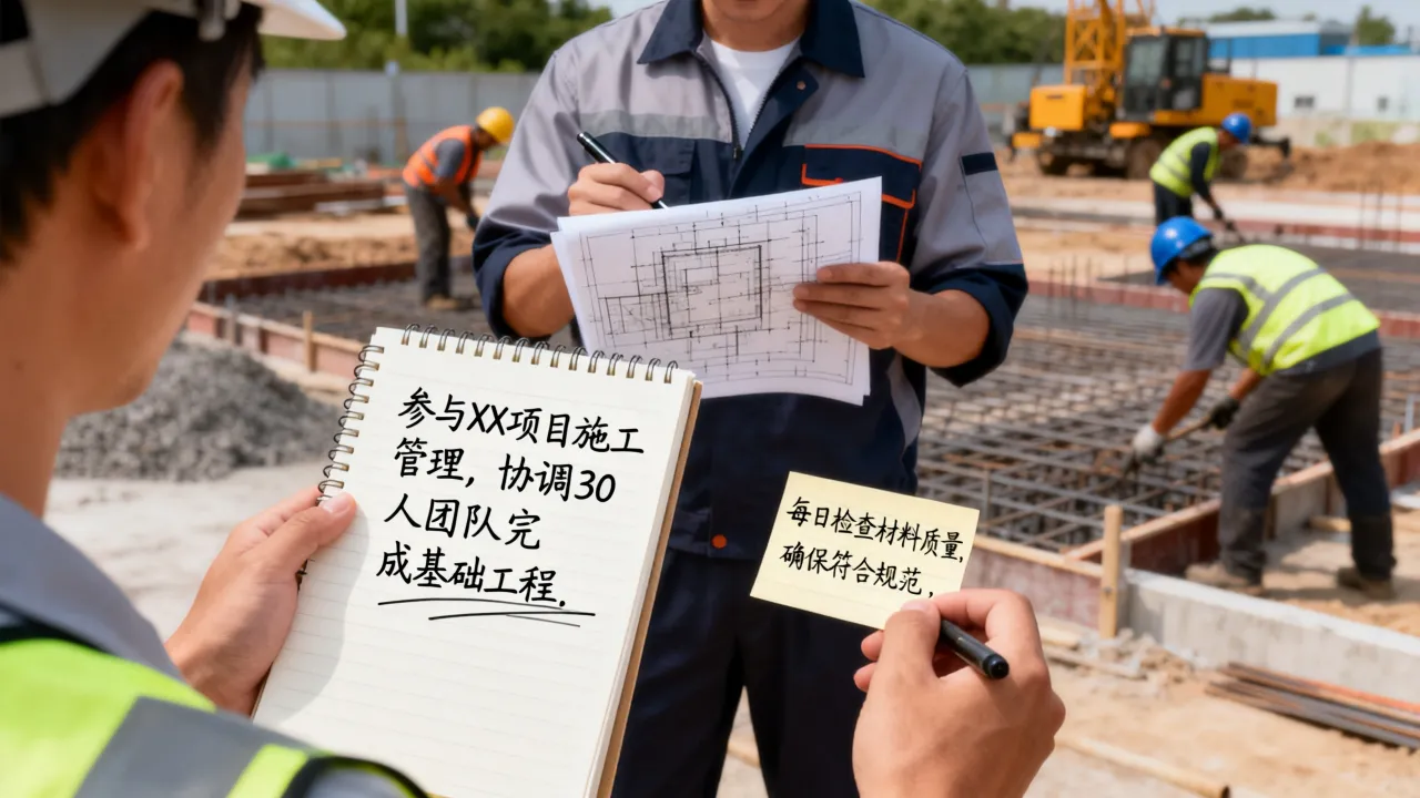施工员工作经历怎么写,施工员简历上的工作经历怎么写才吸引人-图3 施工员工作经历怎么写,施工员简历上的工作经历怎么写才吸引人-图3