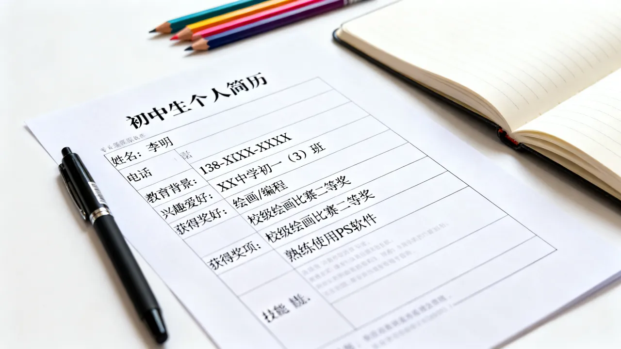 初中生个人简历怎么写,有哪些写作技巧和注意事项?-图2 初中生个人简历怎么写,有哪些写作技巧和注意事项?-图2