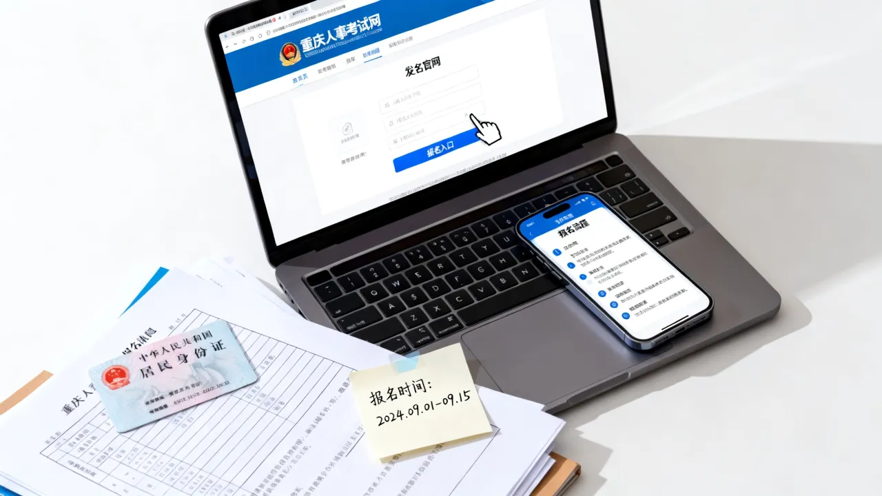 重庆人事资源考试报名入口在哪里,怎么进入