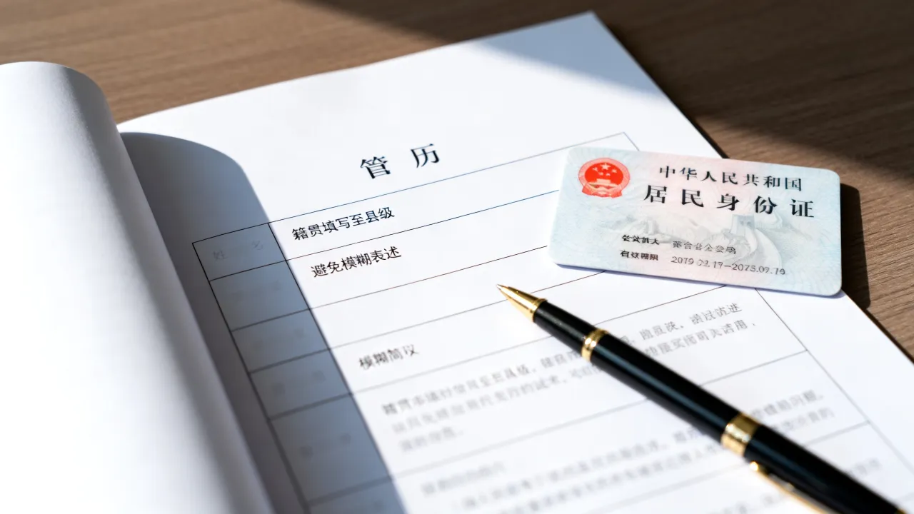 简历中籍贯怎么写？籍贯填写正确格式和注意事项有哪些-图2