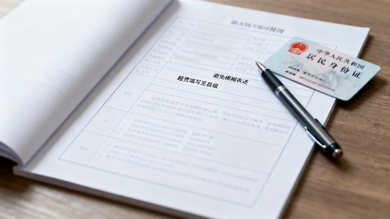 简历中籍贯怎么写？籍贯填写正确格式和注意事项有哪些-图3
