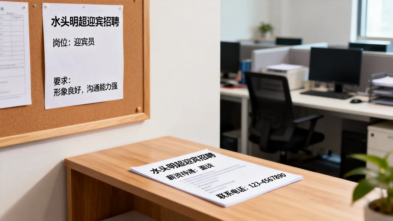 水头明超迎宾招聘是真的吗？水头明超迎宾招聘信息