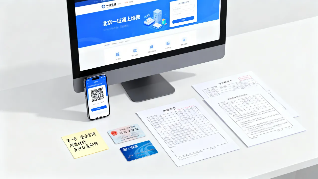 北京一证通如何续费?线上办理流程及所需材料有哪些?
