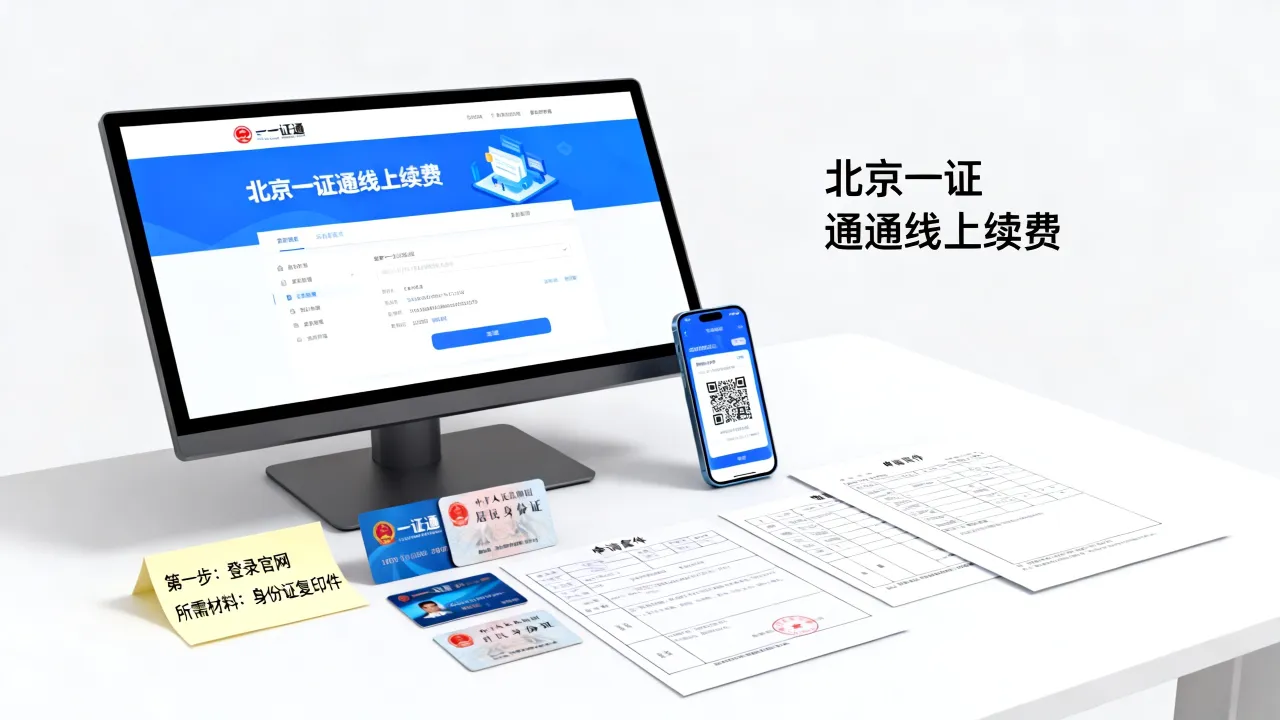 北京一证通如何续费?线上办理流程及所需材料有哪些?-图2 北京一证通如何续费?线上办理流程及所需材料有哪些?-图2