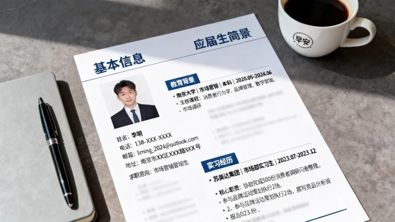 面试简历怎么弄?应届生简历模板怎么写才吸引HR