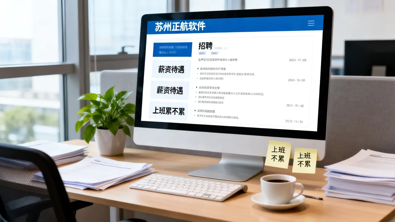 苏州正航软件招聘薪资待遇怎么样？，上班累不累