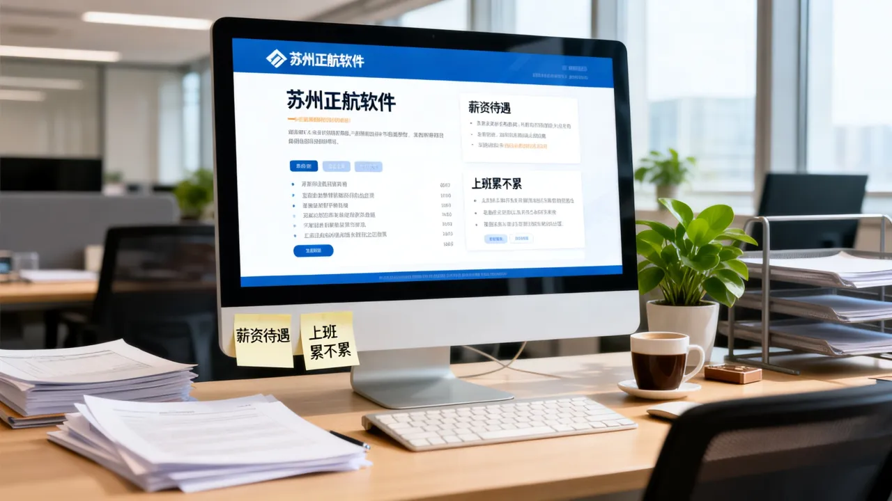 苏州正航软件招聘薪资待遇怎么样？，上班累不累-图2