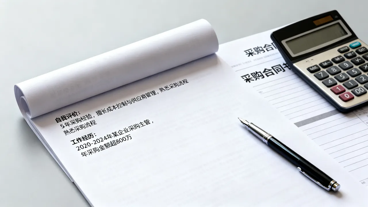 应聘采购简历怎么写,采购员求职简历自我评价怎么写