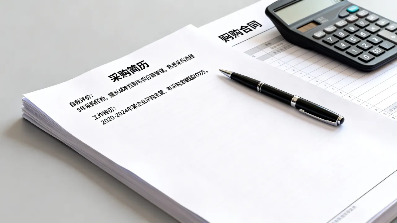 应聘采购简历怎么写，采购员求职简历自我评价怎么写-图2