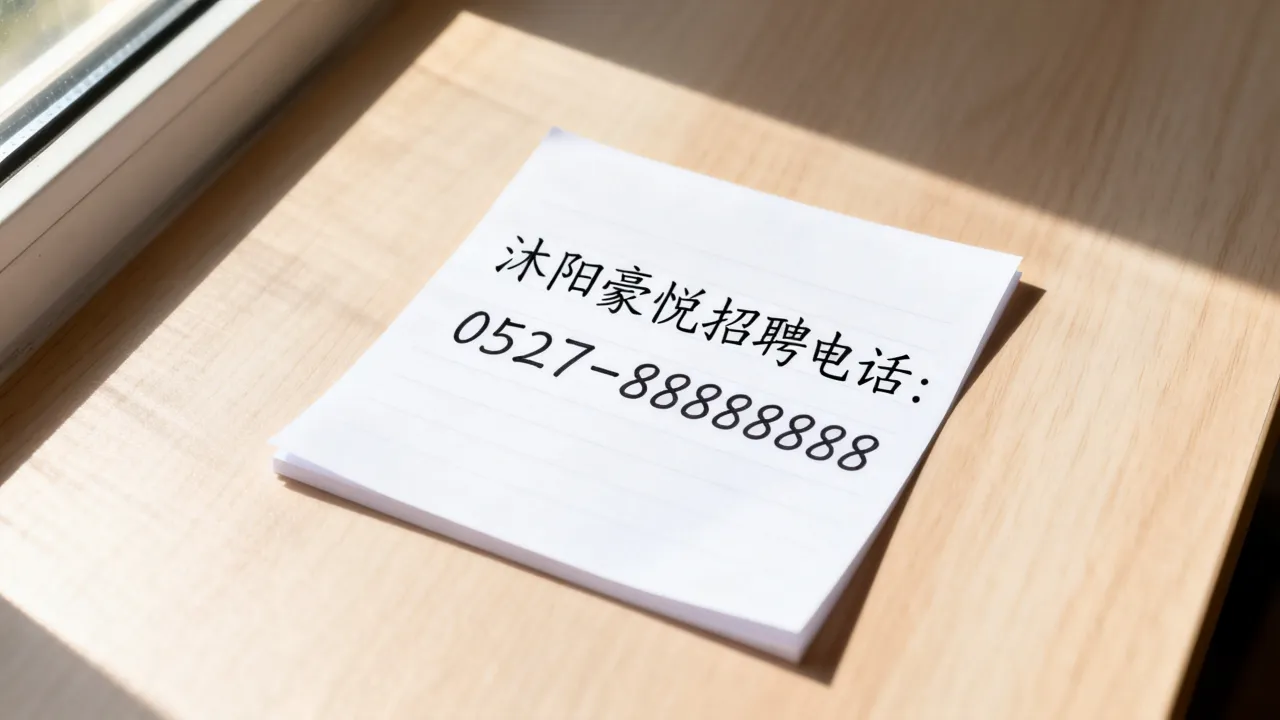 沭阳豪悦招聘电话是多少？沭阳豪悦招聘电话如何查询？