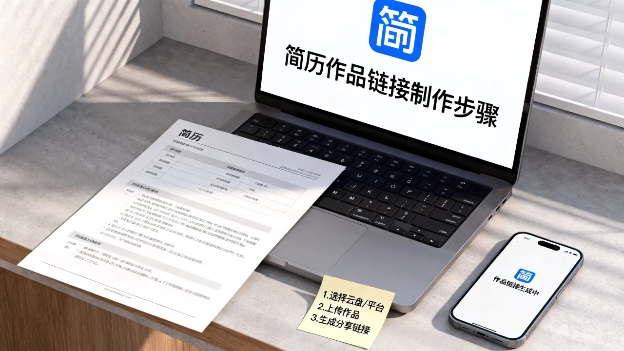 简历作品链接怎么做?,怎么制作简历作品链接
