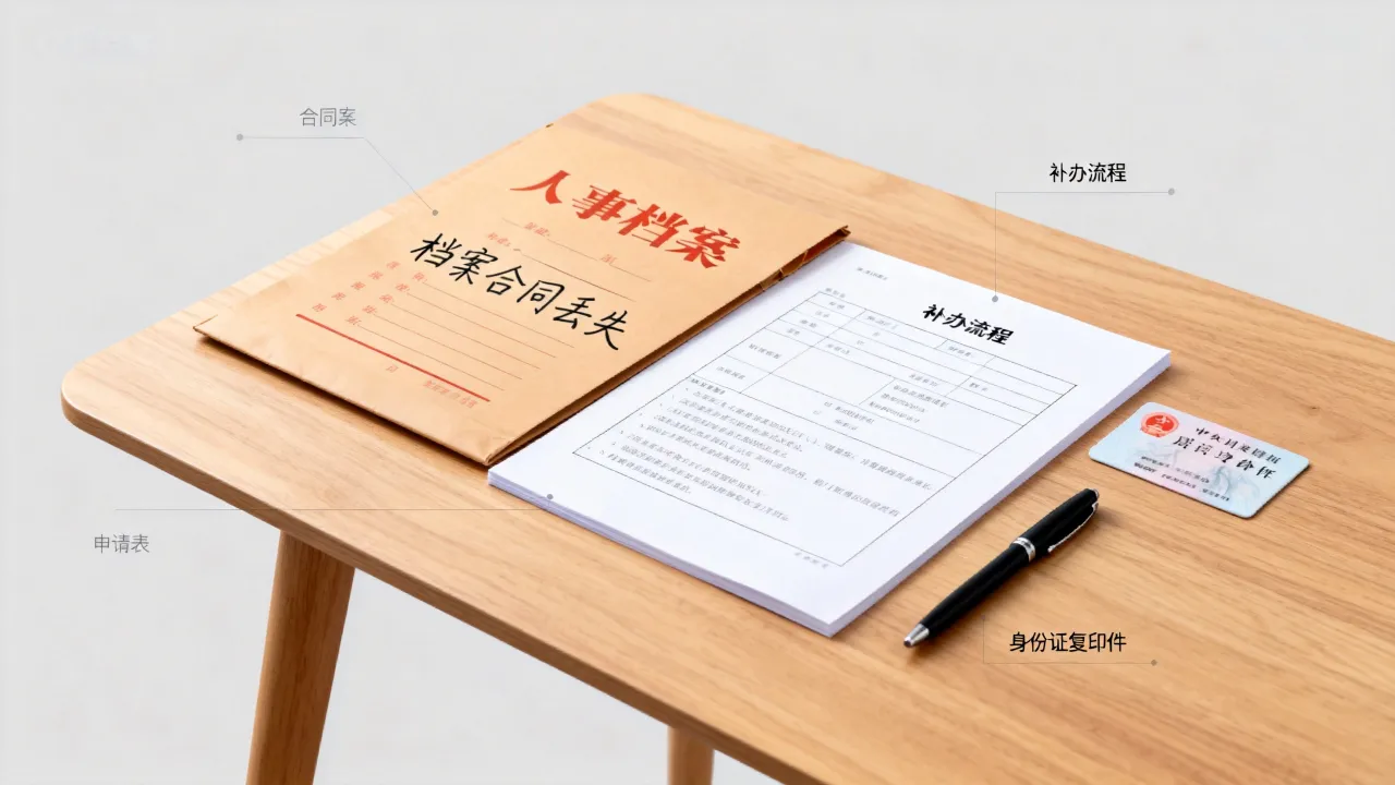 人事档案合同丢失怎么办,补办流程详解