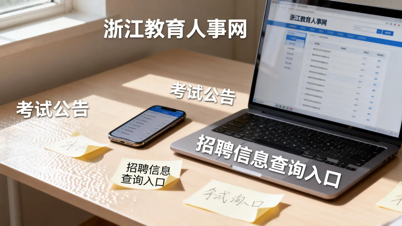 浙江教育人事怎么查？考试公告在哪里看，招聘信息查询入口-图3