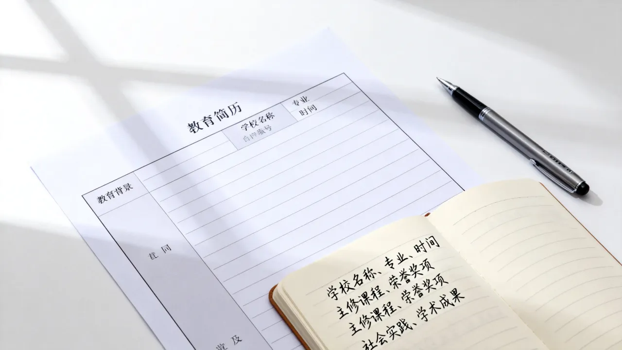 简历上教育背景怎么写,教育背景填写的注意事项有哪些-图3 简历上教育背景怎么写,教育背景填写的注意事项有哪些-图3