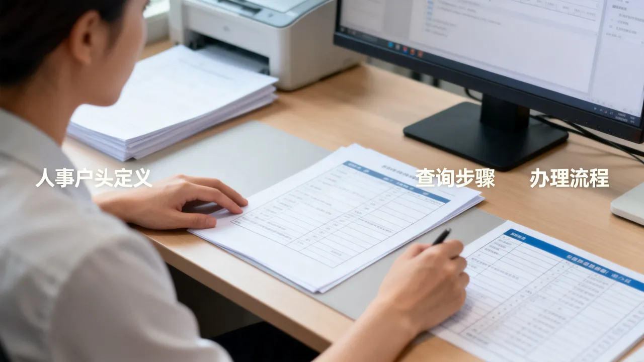 人事户头是什么,人事户头怎么查询和办理流程-图2 人事户头是什么,人事户头怎么查询和办理流程-图2