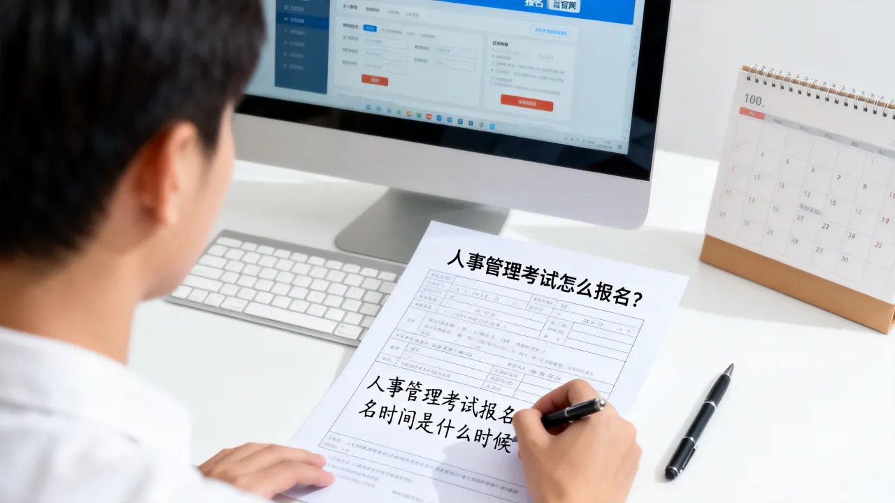 人事管理考试怎么报名?人事管理考试报名时间是什么时候-图2 人事管理考试怎么报名?人事管理考试报名时间是什么时候-图2