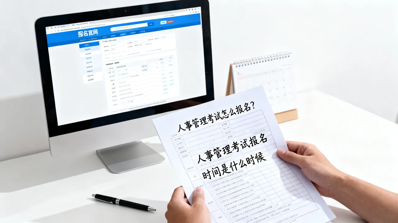 人事管理考试怎么报名?人事管理考试报名时间是什么时候-图3 人事管理考试怎么报名?人事管理考试报名时间是什么时候-图3