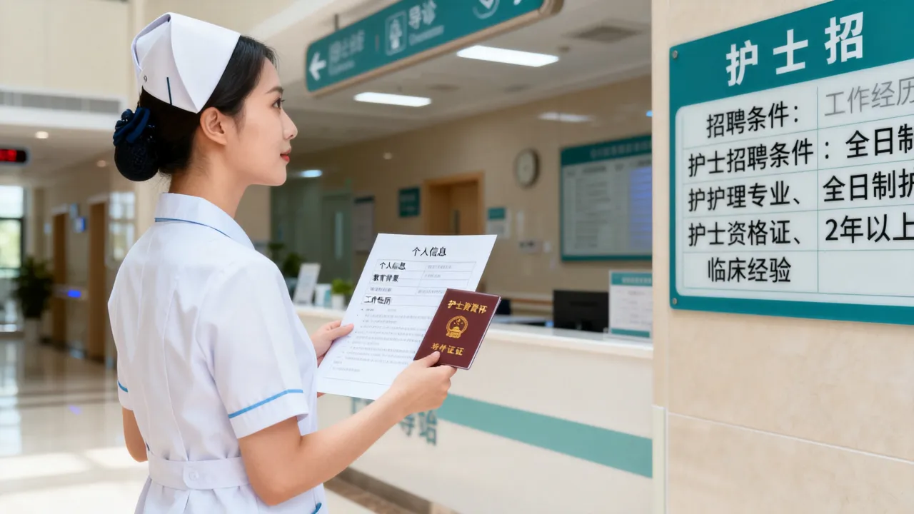 护士怎么去医院投简历,医院招聘护士需要哪些条件?