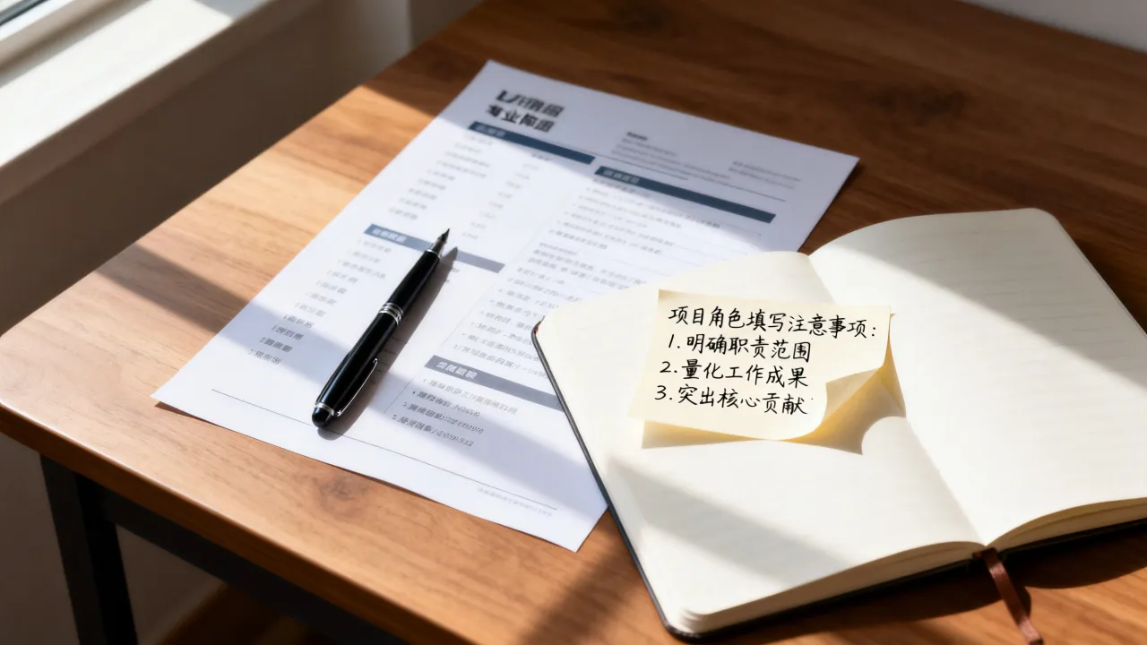 简历中项目角色怎么填，项目角色填写有哪些注意事项-图3