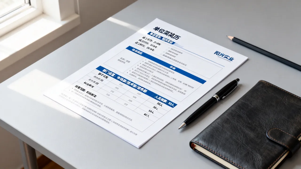 单位简历及机构怎么写，有没有标准模板和范文-图3